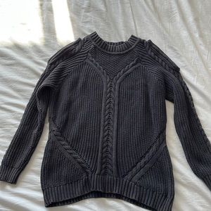 Womens cold shoulder sweater